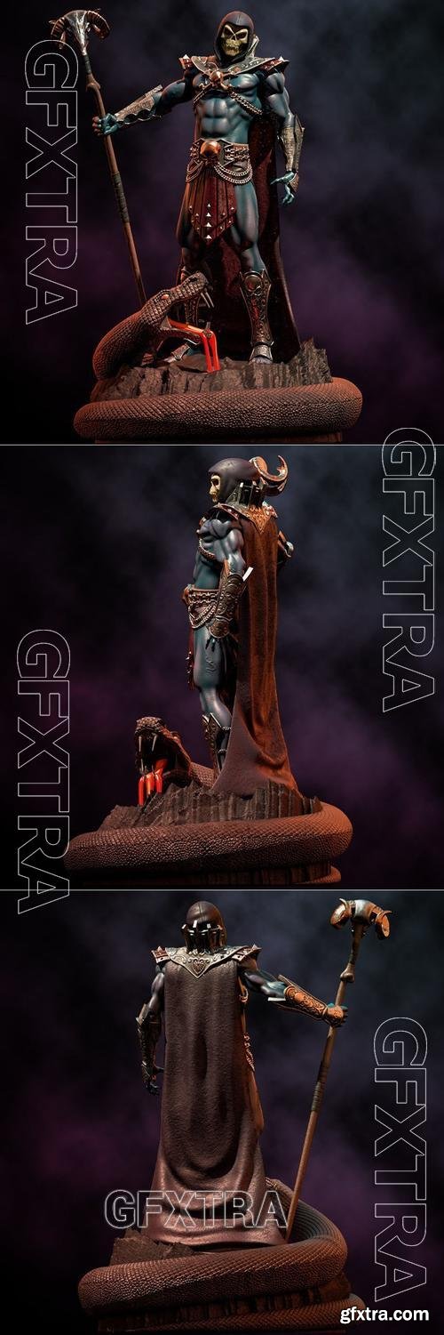 Fan Art Skeletor - Masters of the Universe - Statue &ndash; 3D Print Model