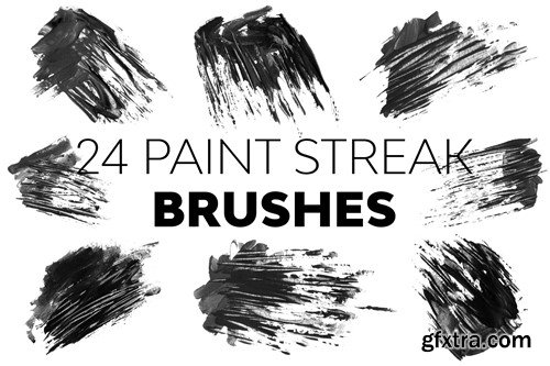 Paint Streak Brushes HTQQY5L Paint Streak Brushes HTQQY5L