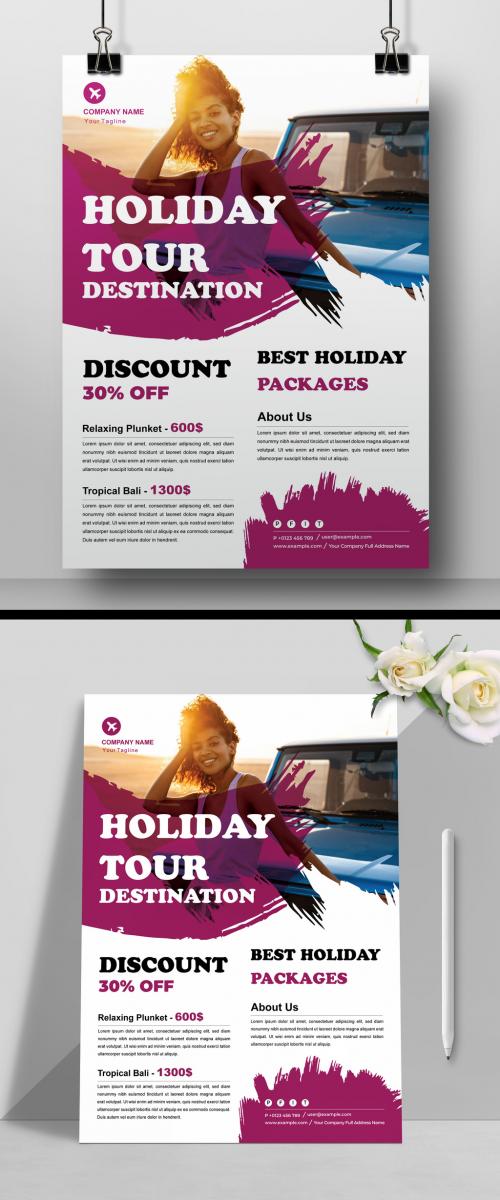 Travel Flyer Design Template 576196169