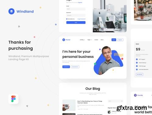 Windland Premium Multipurpose Landing Page Ui8.net
