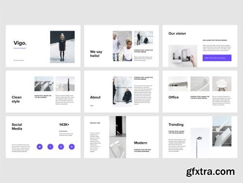 VIGO - Powerpoint Template + 20 Photos Bonus Ui8.net