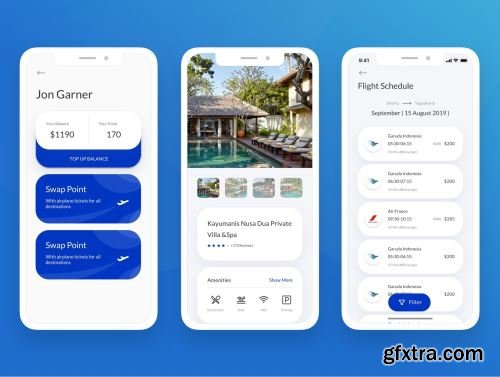 Travelstep Mobile Apps UI Kit Ui8.net