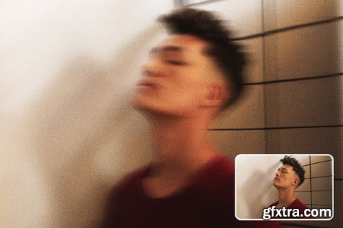 Anaglyph Distortion Effect 6XH3LPL Anaglyph Distortion Effect 6XH3LPL