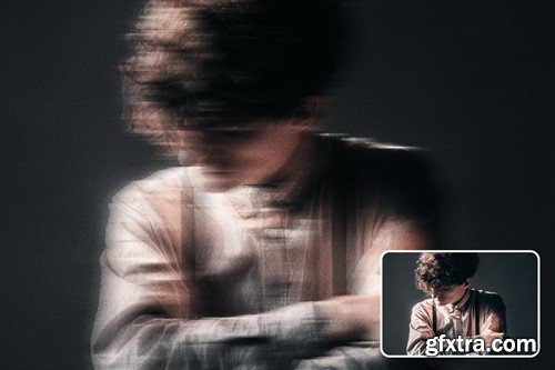 Anaglyph Distortion Effect 6XH3LPL Anaglyph Distortion Effect 6XH3LPL