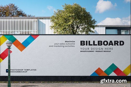 Street Billboard Mockup K9TM6AY Street Billboard Mockup K9TM6AY