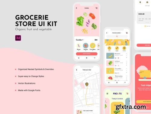 UI KIT FROOTS / Fruit and veg store Ui8.net