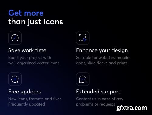 UI Essentials Pro - 250 Icons Pack Ui8.net
