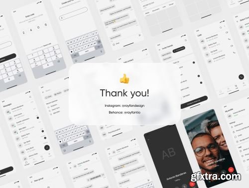 What''s Up - Messenger App UI Kit Ui8.net