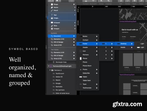 Web Wireframe Kit for Corporate site Ui8.net