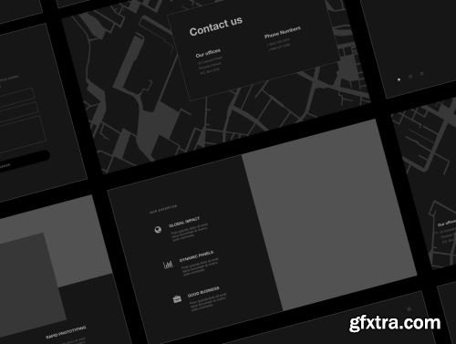 Web Wireframe Kit for Corporate site Ui8.net