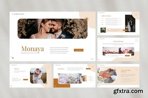 Monaya — Wedding Powerpoint Template QYTF597 Monaya — Wedding Powerpoint Template QYTF597