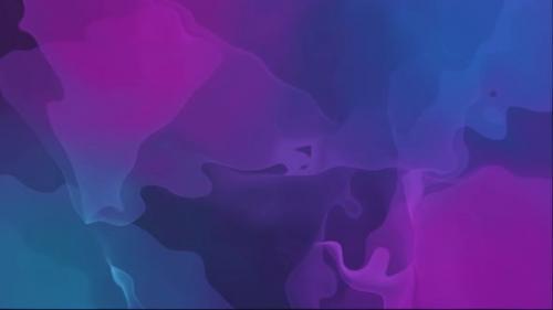Videohive - Abstract Colorful Wavy Background in Vibrant Neon Blue and Purple Colors - 47467452 - 47467452