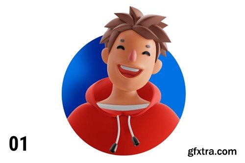 3D Avatar Set | Social Media Team V5V7F3V 3D Avatar Set | Social Media Team V5V7F3V