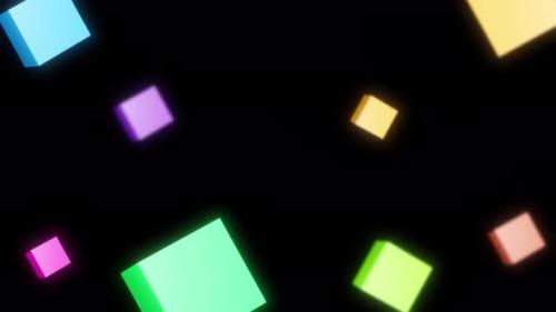 Videohive - 3d Geometric Shape Animation On Black Background. Rotating 3d Geometric Shape And Moving. High Tech - 47491015 - 47491015