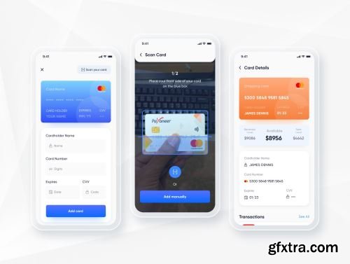 Werolla - Mobile App UI Kit for Wallet, Finance & Banking App Ui8.net