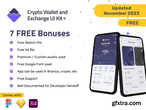 Waves - Crypto / Wallet / Exchange UI Kit Ui8.net