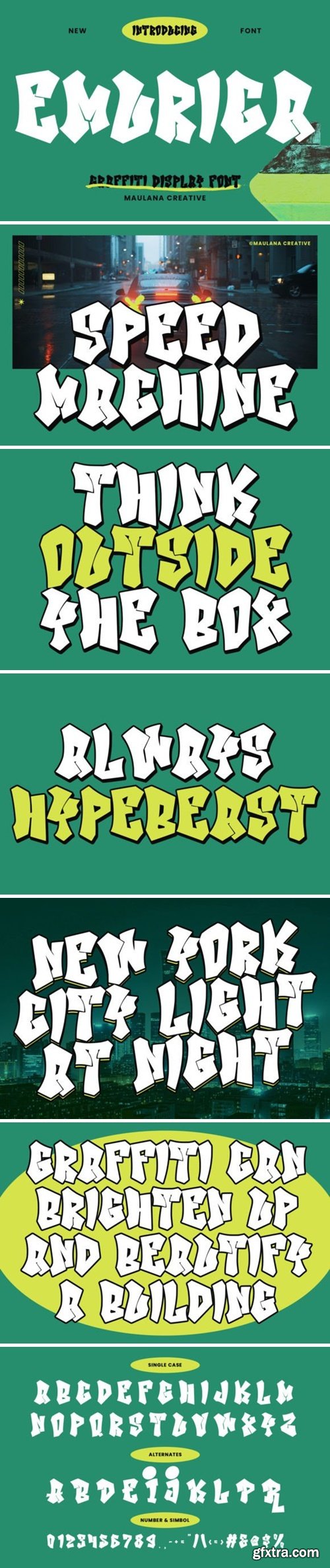 Emurica Graffiti Font