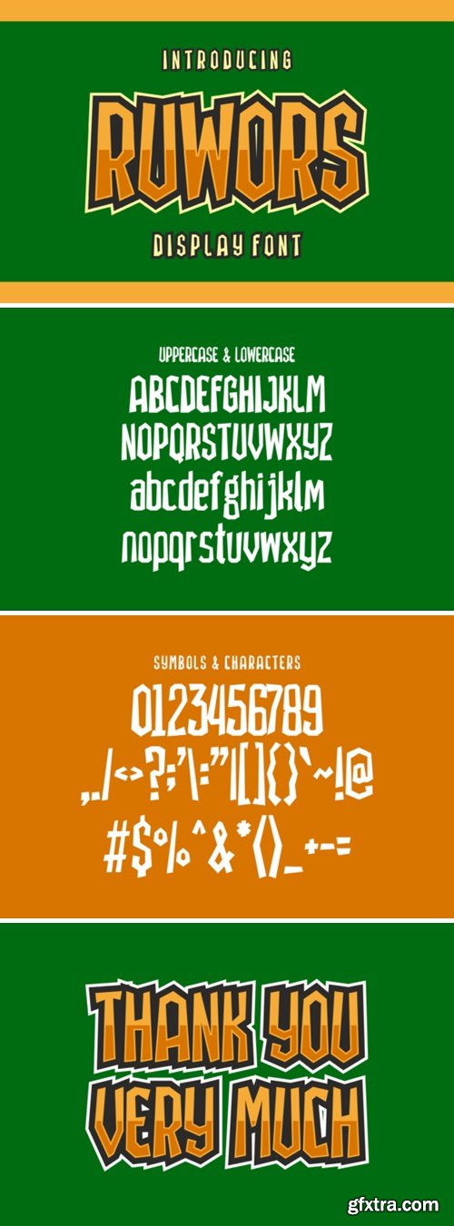 Ruwors Font