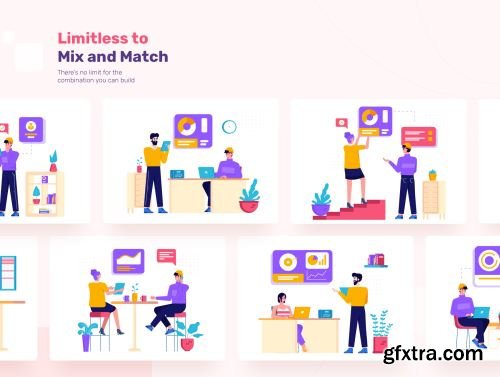 Vavivu Business & Teamwork Illustrations Ui8.net