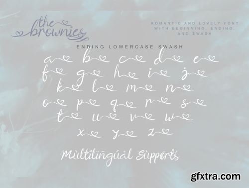 The Brownies | Romantic Love Font Ui8.net