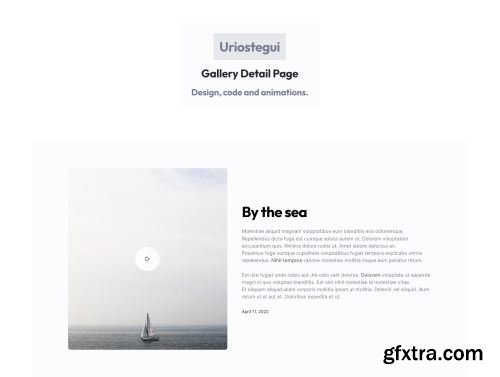 Uriostegui Photographers Portfolio Template Ui8.net