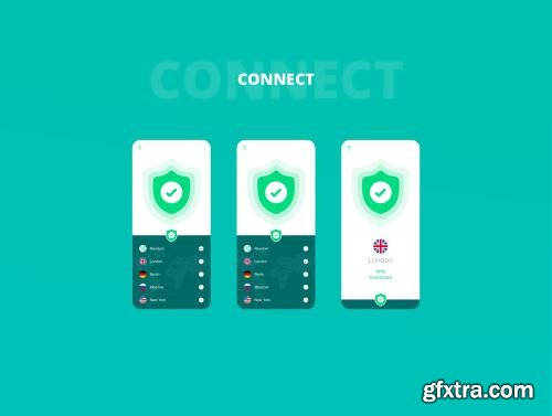 VPN Mobile App Design Ui8.net