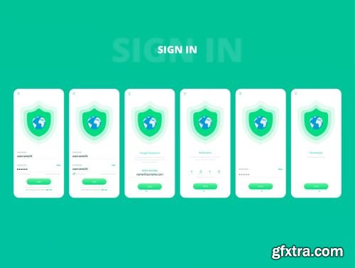 VPN Mobile App Design Ui8.net