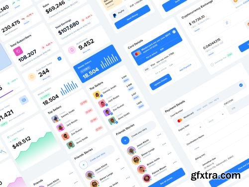 UI Decks - Cards and Blocks Ui8.net