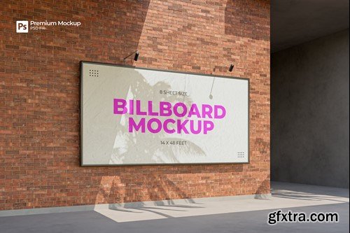 Billboard Mockup 8 Sheet size 5WQ648H Billboard Mockup 8 Sheet size 5WQ648H