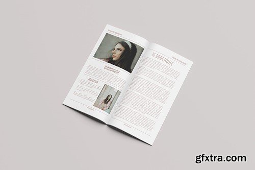 DL Brochure / Magazine Mockup 76BZM3V DL Brochure / Magazine Mockup 76BZM3V