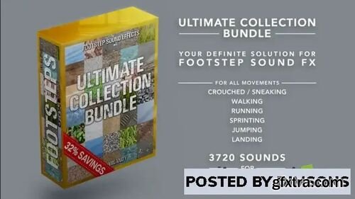 Footsteps Sound FX - Ultimate Collection Bundle v5.1