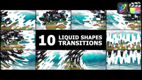 Videohive - Liquid Shapes Transitions | FCPX - 47585912 - 47585912