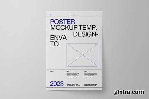 A4 Flyer / Poster Mockup QE43HEE A4 Flyer / Poster Mockup QE43HEE