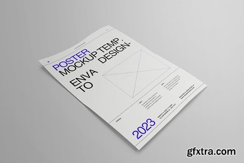 A4 Flyer / Poster Mockup QE43HEE A4 Flyer / Poster Mockup QE43HEE