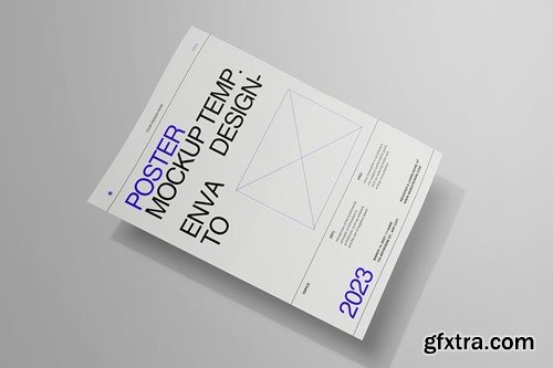 A4 Flyer / Poster Mockup QE43HEE A4 Flyer / Poster Mockup QE43HEE