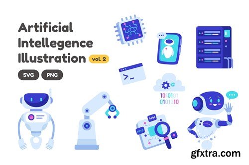 Artificial Intelligence Illustration Pack Vol. 2 RHZSKB5 Artificial Intelligence Illustration Pack Vol. 2 RHZSKB5