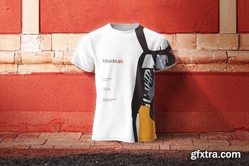 Streetwear T-Shirt Mockup D3VW6EE Streetwear T-Shirt Mockup D3VW6EE