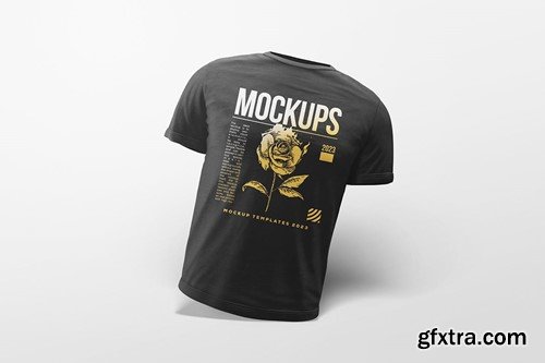 Basic Male T-Shirt Mockup RN62X3W Basic Male T-Shirt Mockup RN62X3W