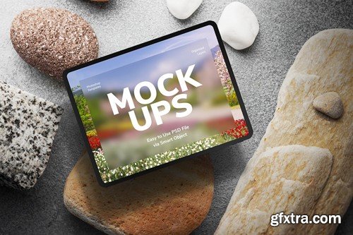 Realistic iPad Pro Mockup Scenes CLS2G5X