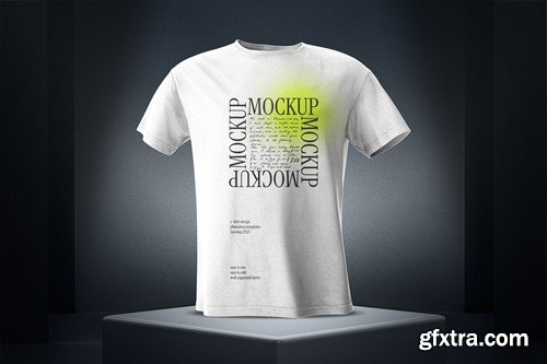Brand T-Shirt Mockup JEMWML7 Brand T-Shirt Mockup JEMWML7