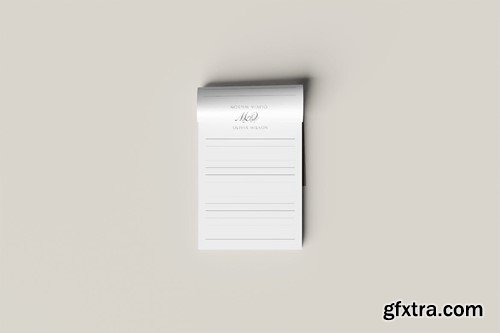 Notepad A6 Open Mockup C99GLVA Notepad A6 Open Mockup C99GLVA
