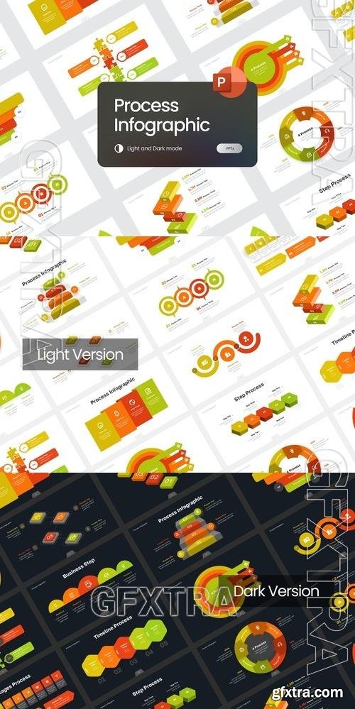 Step Process Graphic Diagram PowerPoint Template 6EF6Q6Y