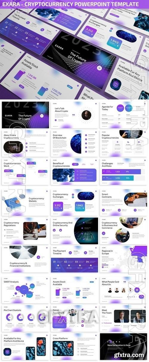 Exara - Cyrptocurrency Powerpoint Template ABF8X59
