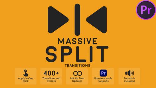 Videohive - Massive Split Transitions - 47635765 - 47635765