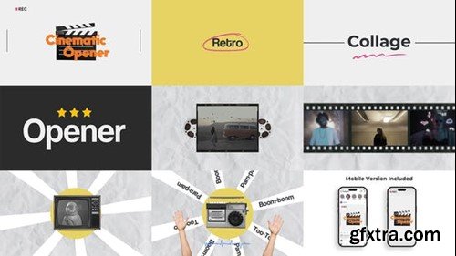 Videohive Cinema Collage Opener 47625764
