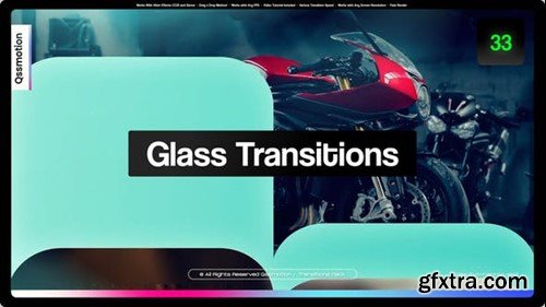 Videohive Glass Transitions 47614513