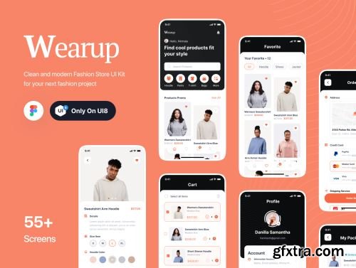 Wearup - eCommerce App Ui Kit Ui8.net