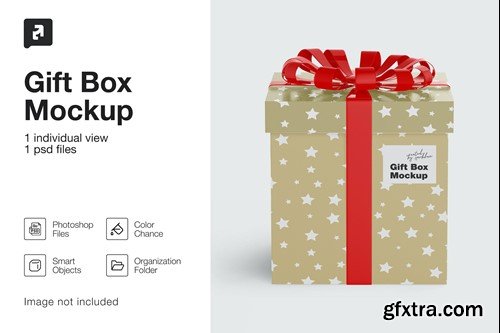 Kraft Paper Gift Box With Glossy Bow SLMQQBQ Kraft Paper Gift Box With Glossy Bow SLMQQBQ