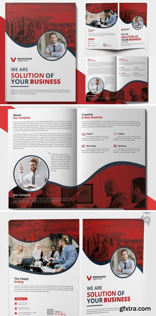 Bi Fold Brochure Template 77464895