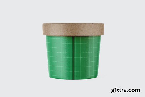 Kraft Paper Soup Cup Mockup LWQ4569 Kraft Paper Soup Cup Mockup LWQ4569